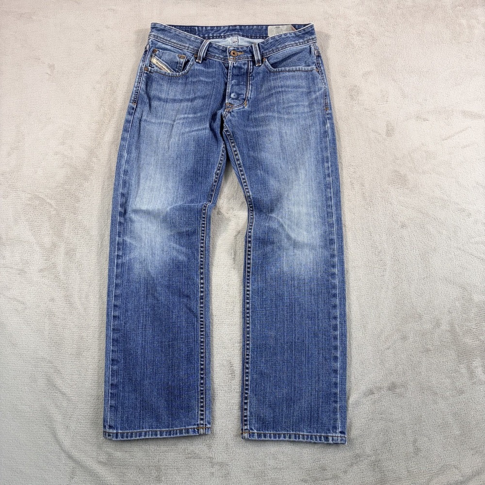 Vintage Diesel Larkee Regular Straight Jeans R8050 Blue Wash Men 32x29 Tag 31x30